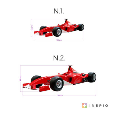 Adesivo da parete - Formula Uno