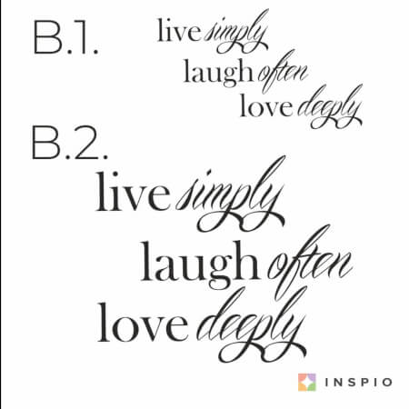 Stickers  - Live, laugh, love