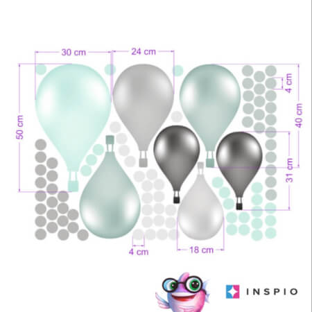 INSPIO pašlīmējoši baloni norvēģu stilā