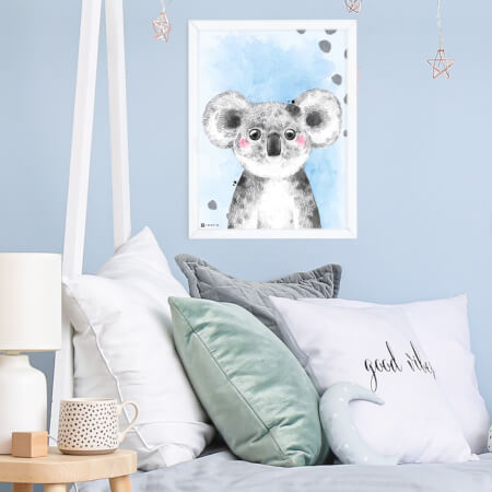 Cuadro para una habitación infantil - Colorido Koala