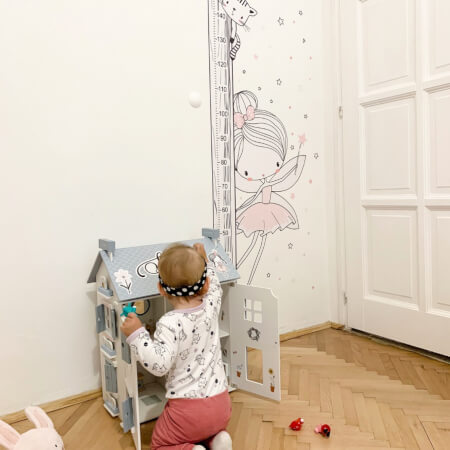 Детски метър за стена на INSPIO – фея