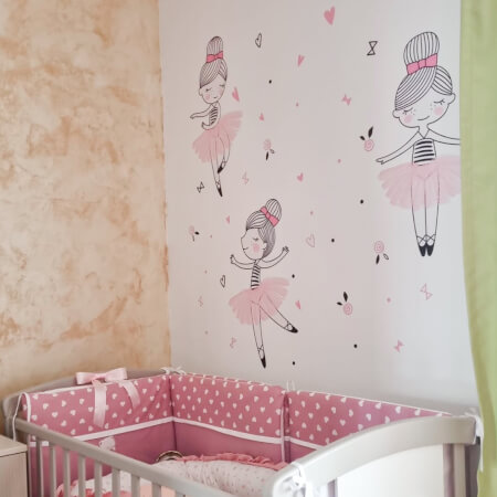 Wall stickers - Little ballerinas