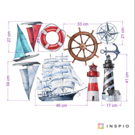 Wall stickers - Sailor's set