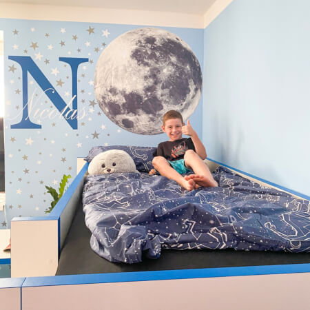 Wall stickers - Moon with stars
