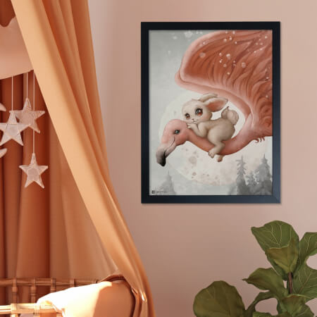Obraz na stenu do detskej izby - Čarokrásny let