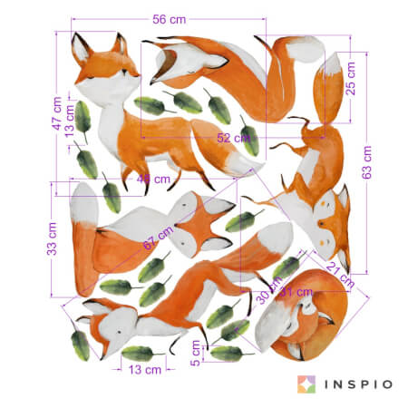 Wall stickers - Foxes