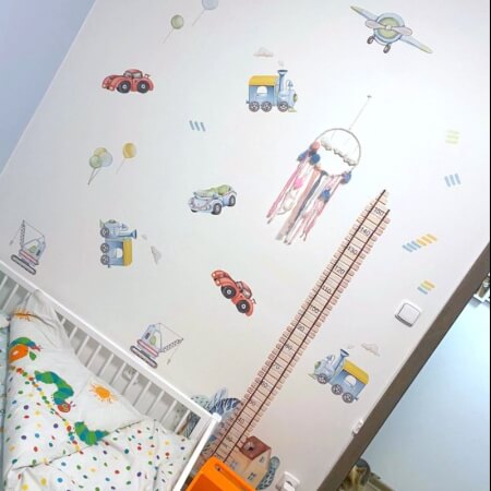 Aquarelle wall stickers - Vehicles