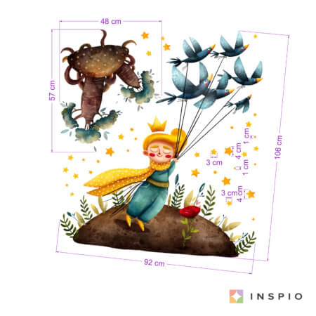 Fairy-tale wall stickers - Little Prince