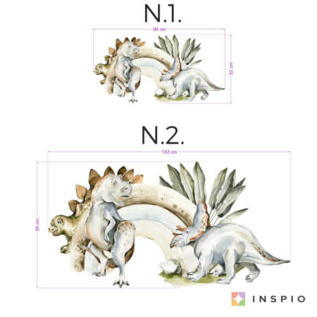 Falmatricák - A dinoszauruszok őskori világa szivárvánnyal 
