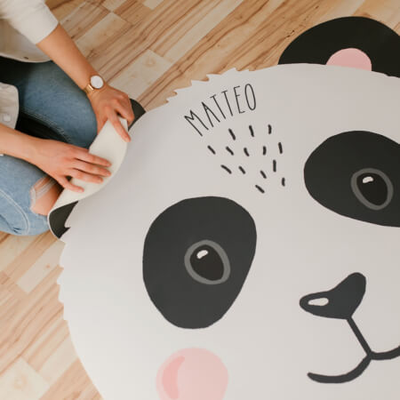 Tæpper til børn – panda