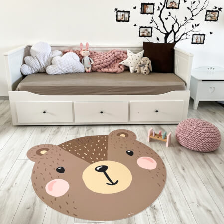 Børnetæppe – bjørn