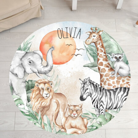 Childrens bedroom rugs INSPIO - SAFARI