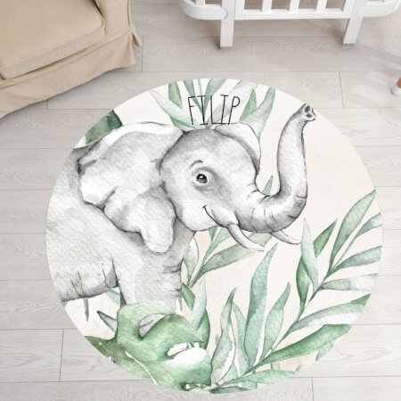Kid's carpet INSPIO - Elephant SAFARI
