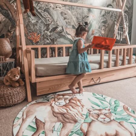 INSPIO szőnyeg gyerekszobába  - Oroszlán a SAFARI kollekcióból 