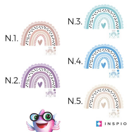 INSPIO speelkleed - Vrolijke regenboog