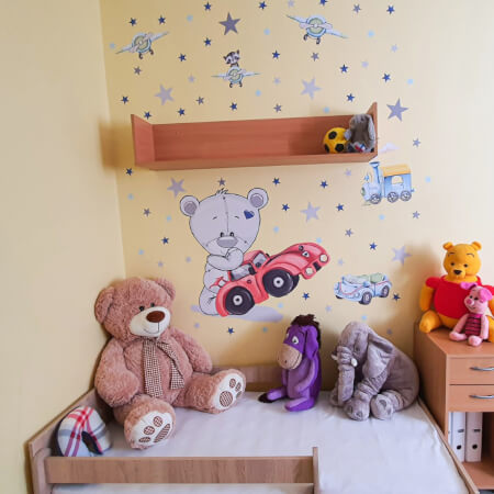 Autocolante pentru camera copiilor - Ursuleț