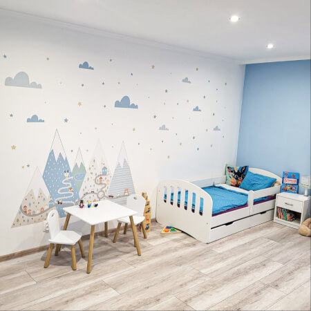 Wall Stickers for Boys - Hills with Road