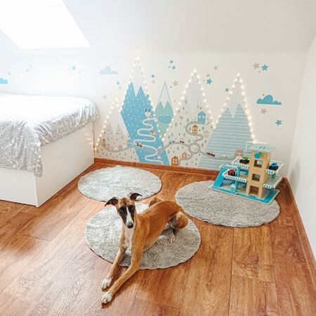 Wall Stickers for Boys - Hills with Road