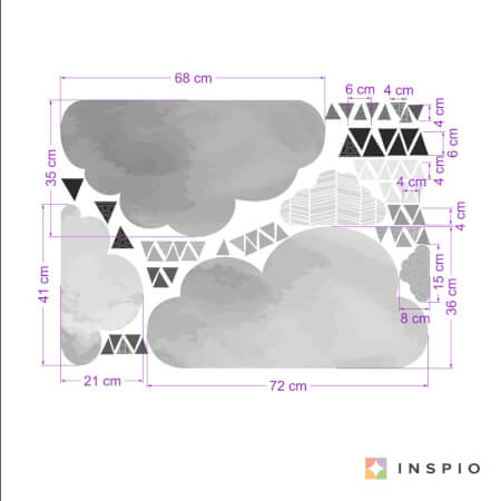 Autocolante nori pentru partea din spate a rafturilor IKEA 008op