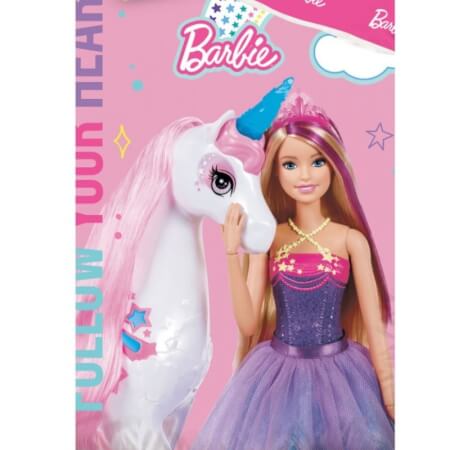 Povlečení do postýlky - Barbie a Duhový Jednorožec
