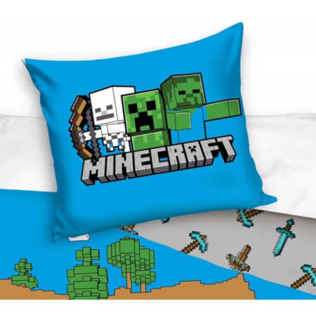 Gyerek ágyneműhuzat - Minecraft Time to Mine