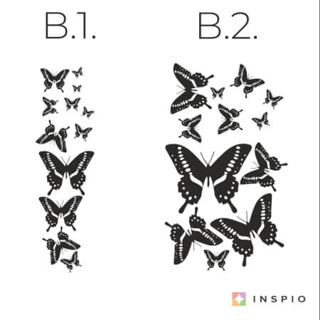 Stickers muraux - Papillons pour le salon