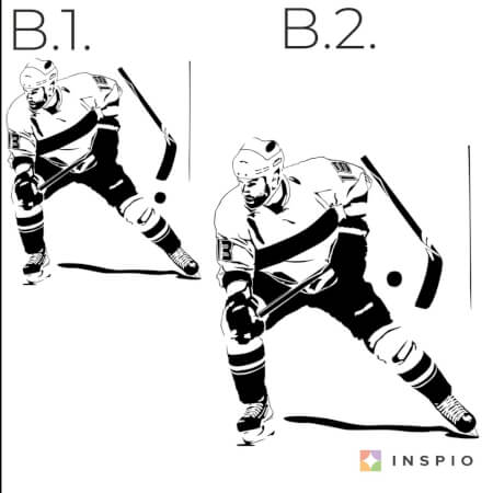 Sticker mural - Hockeyeur