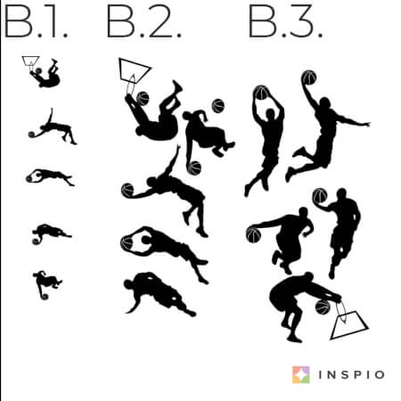 Stickers muraux - Basketball